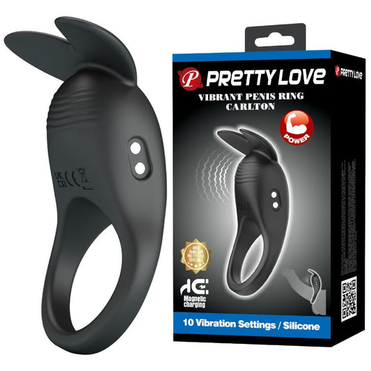 PRETTY LOVE - CARLTON ANNEAU PÉNIS AVEC STIMULATEUR CLITORIAL PRETTY LOVE MALE