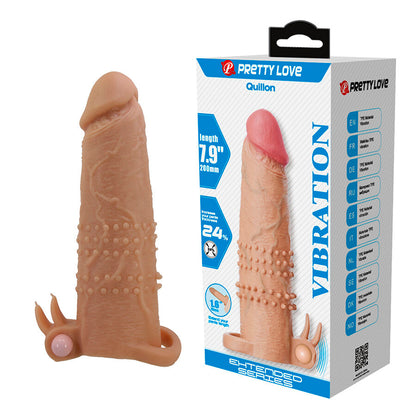 PRETTY LOVE - QUILLON MANCHON PÉNIS AVEC STIMULATEUR CLITORIAL ET VIBRATION PRETTY LOVE MALE