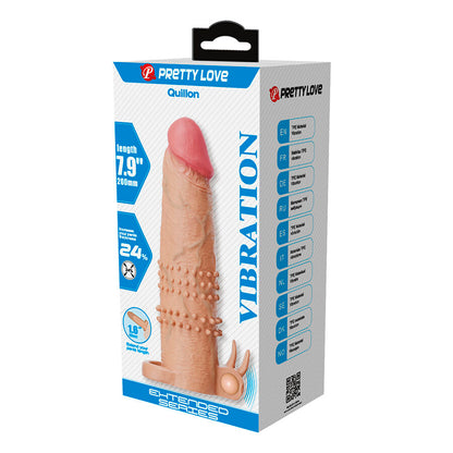 PRETTY LOVE - QUILLON MANCHON PÉNIS AVEC STIMULATEUR CLITORIAL ET VIBRATION PRETTY LOVE MALE