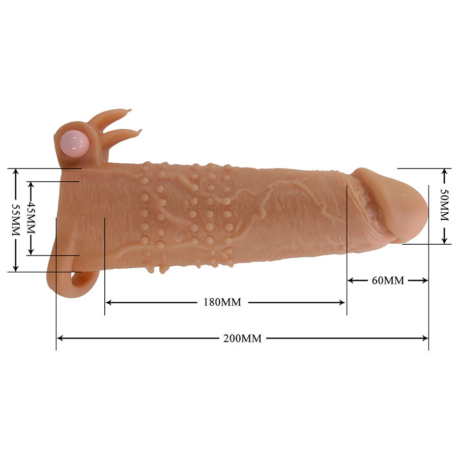 PRETTY LOVE - QUILLON MANCHON PÉNIS AVEC STIMULATEUR CLITORIAL ET VIBRATION PRETTY LOVE MALE