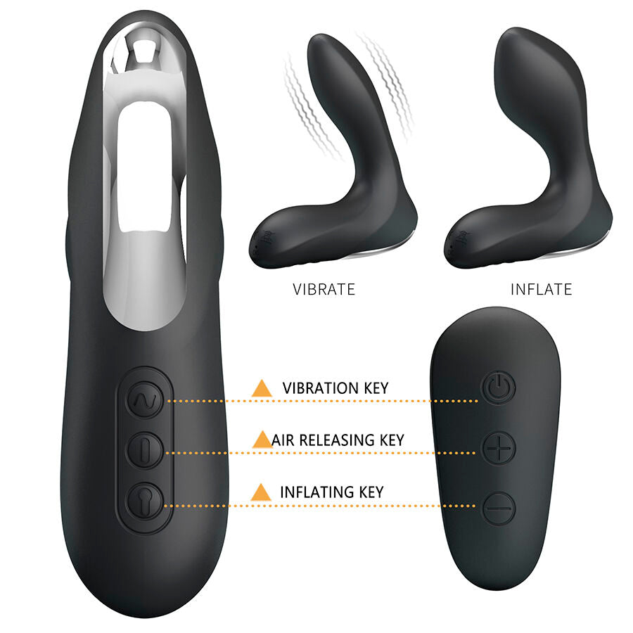 MR PLAY - MASSEUR DE PROSTATE AVEC TÉLÉCOMMANDE À VIBRATIONS MR PLAY