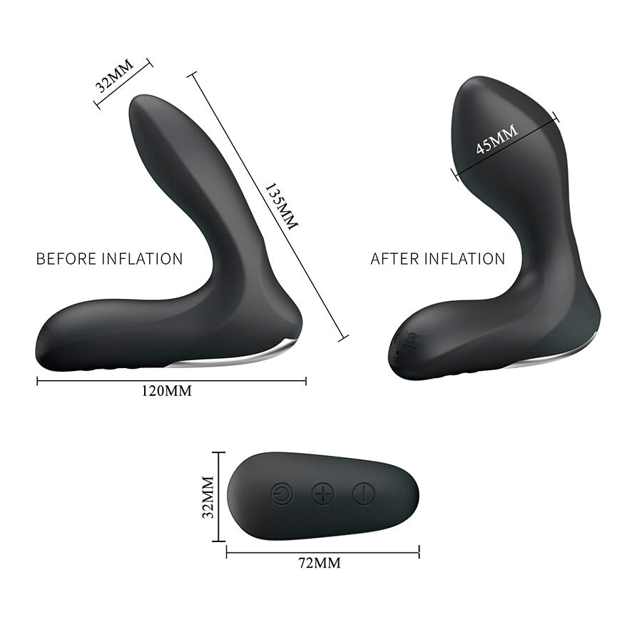 MR PLAY - MASSEUR DE PROSTATE AVEC TÉLÉCOMMANDE À VIBRATIONS MR PLAY