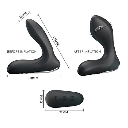 MR PLAY - MASSEUR DE PROSTATE AVEC TÉLÉCOMMANDE À VIBRATIONS MR PLAY