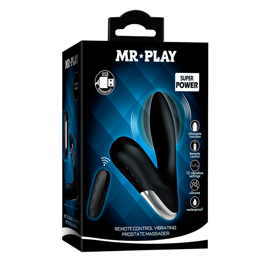 MR PLAY - MASSEUR DE PROSTATE AVEC TÉLÉCOMMANDE À VIBRATIONS MR PLAY