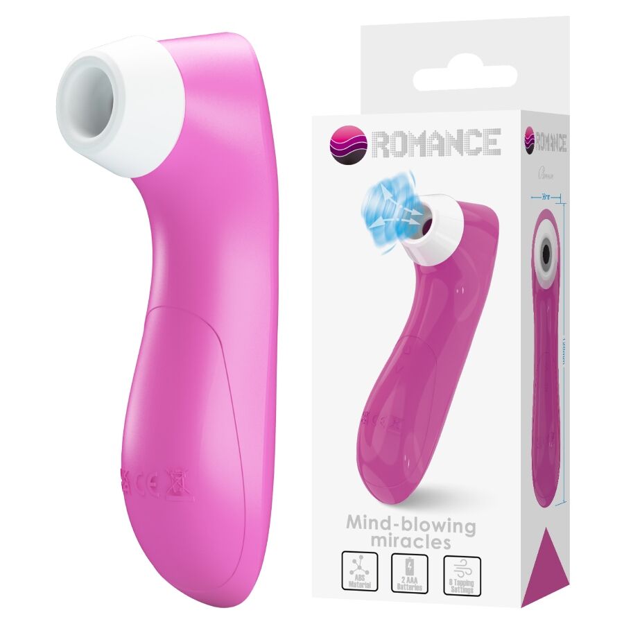 ROMANCE - APPAREIL DE SUCCION CLITORIALE AVEC TECHNOLOGIE DE PULSATION ROSE ROMANCE