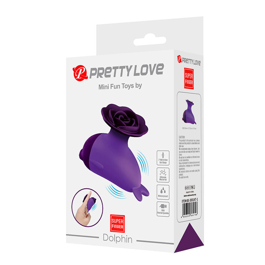 PRETTY LOVE - DOLPHIN MINI VIBRATEUR AVEC CLIP PRETTY LOVE FLIRTATION