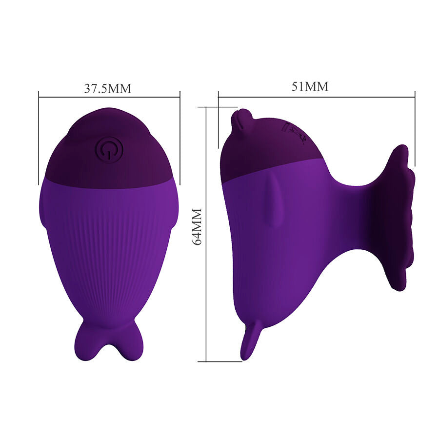 PRETTY LOVE - DOLPHIN MINI VIBRATEUR AVEC CLIP PRETTY LOVE FLIRTATION