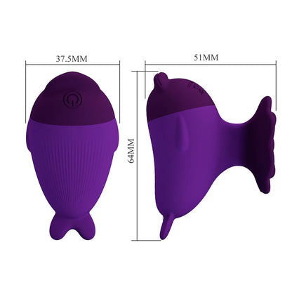 PRETTY LOVE - DOLPHIN MINI VIBRATEUR AVEC CLIP PRETTY LOVE FLIRTATION