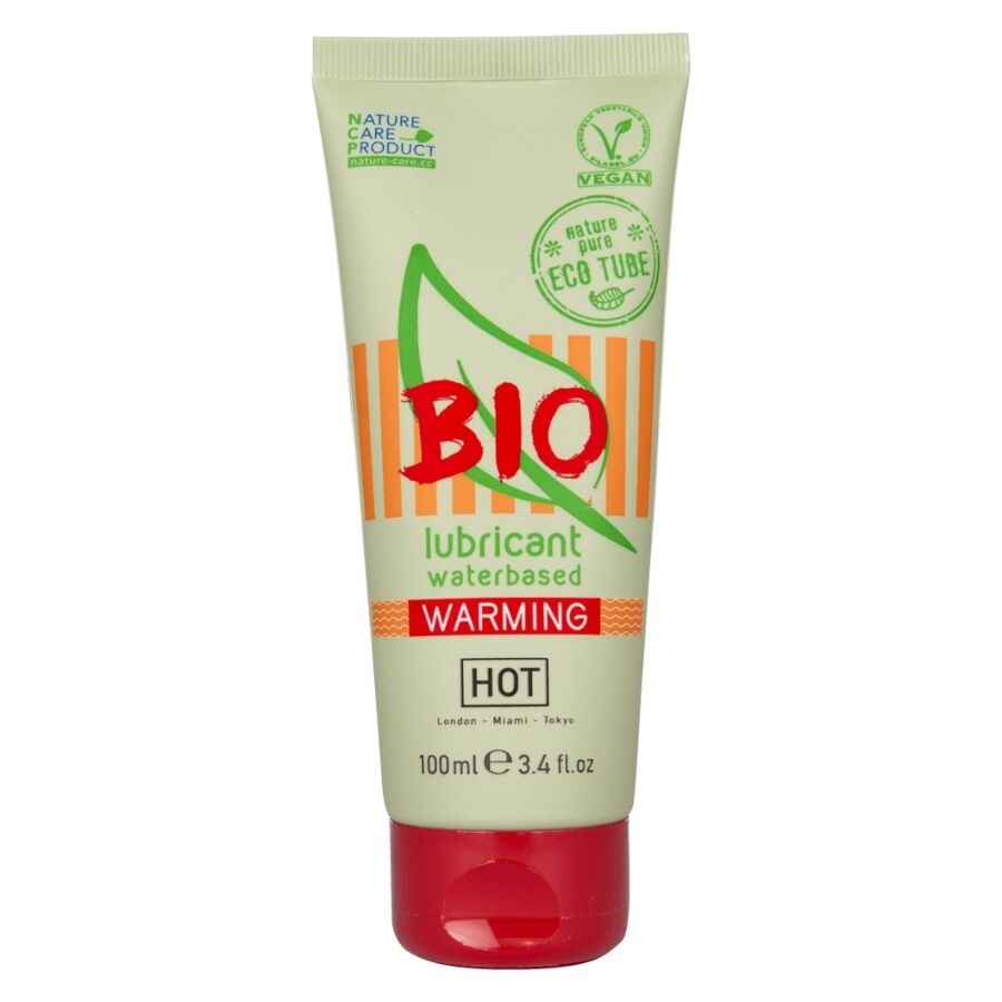 HOT - LUBRIFIANT BIO À BASE D'EAU CHAUFFANT 100 ML HOT