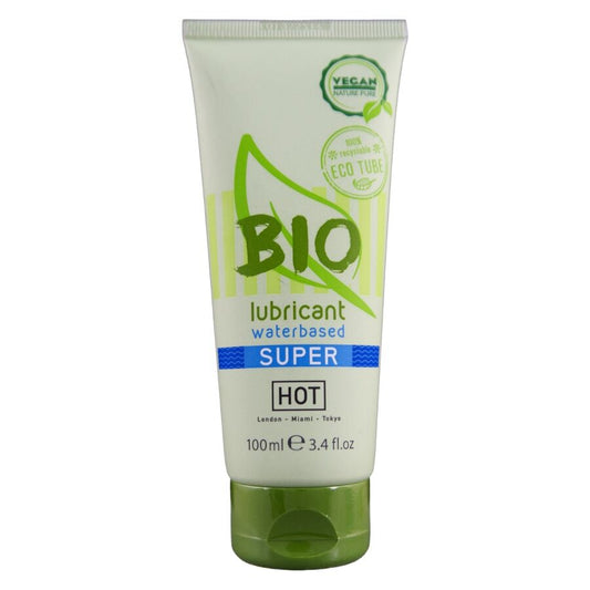 HOT - LUBRIFIANT BIO À BASE D'EAU SUPERGLIDE 100 ML HOT