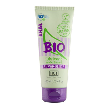HOT - LUBRIFIANT BIO À BASE D'EAU SUPERGLIDE ANAL 100 ML HOT