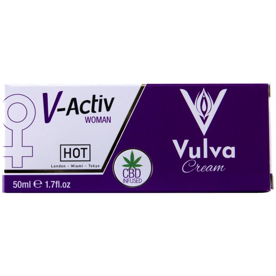 CHAUD - GANT DE CRÈME VULVAIRE CBD 50ML HOT