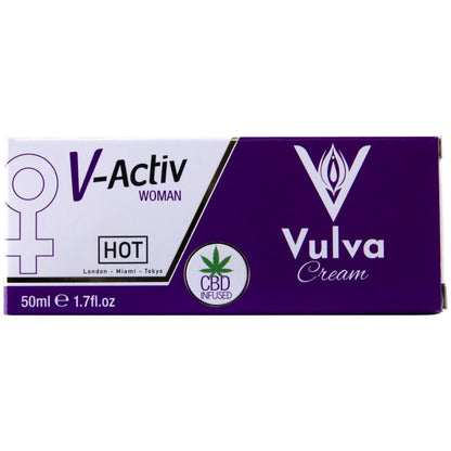 CHAUD - GANT DE CRÈME VULVAIRE CBD 50ML HOT