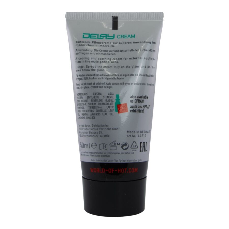HOT - CRÈME RETARDANTE 50 ML HOT