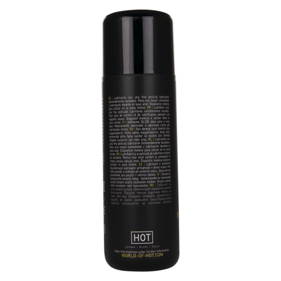 HOT - EXXTREME GLIDE LUBRIFIANT À BASE DE SILICONE + HUILE DE CONFORT A+ 100 ML HOT