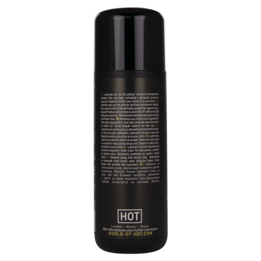 HOT - LUBRIFIANT À BASE DE SILICONE EXTRÊME GLIDE + HUILE DE CONFORT A+ 50 ML HOT