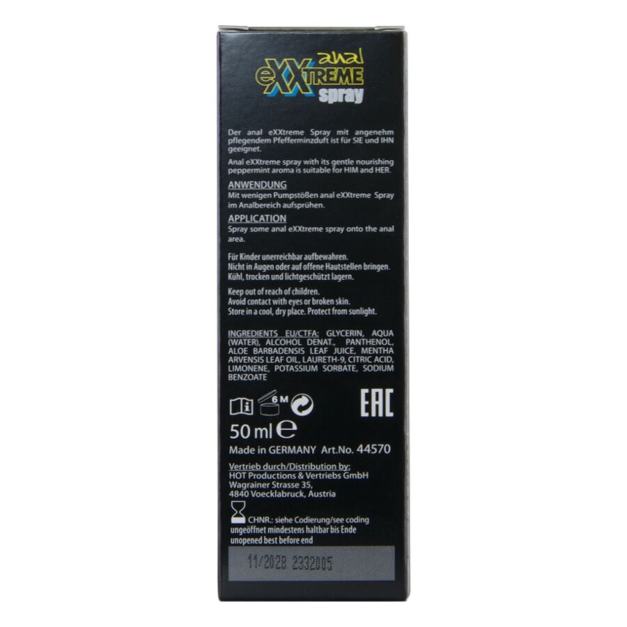 HOT - SPRAY ANAL EXTRÊME 50 ML HOT