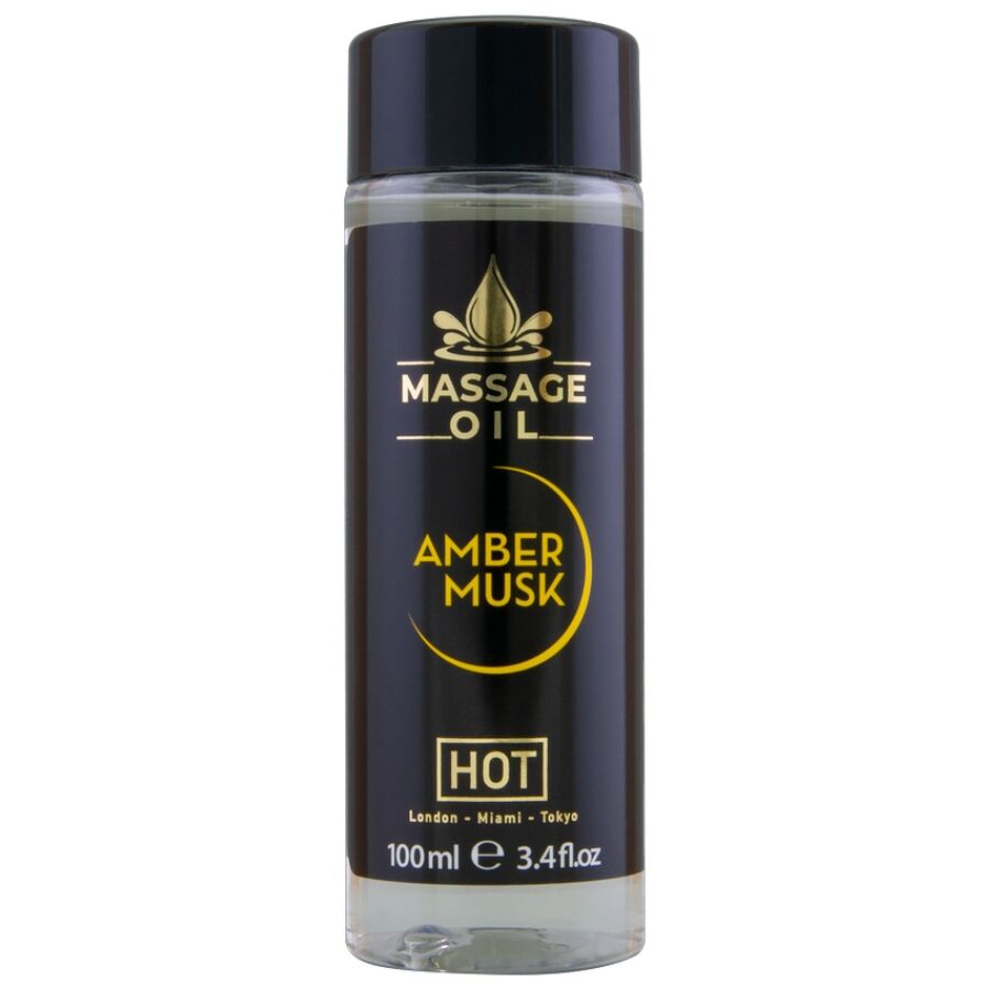 HOT - HUILE DE MASSAGE AMBRE ET MUSC 100 ML HOT