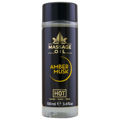 HOT - HUILE DE MASSAGE AMBRE ET MUSC 100 ML HOT
