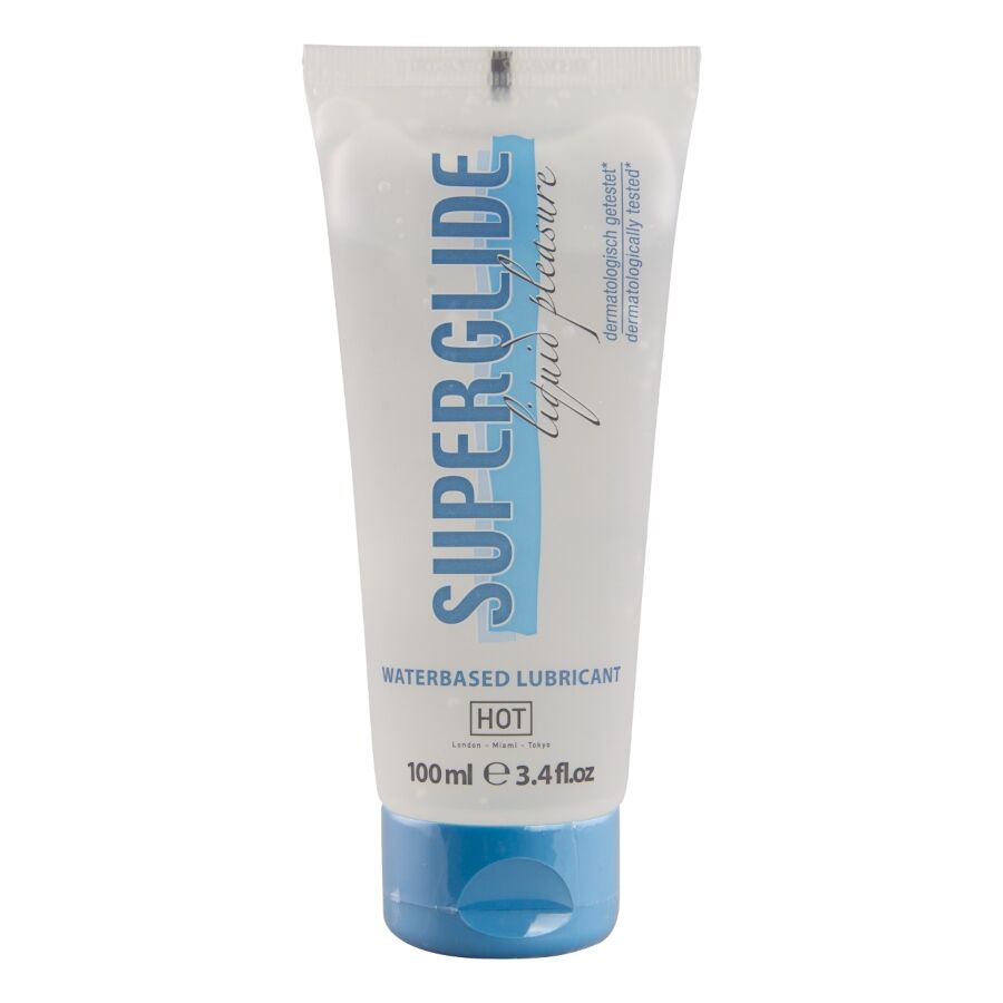 HOT - SUPERGLIDE LIQUID PLEASURE LUBRIFIANT À BASE D'EAU 100 ML HOT