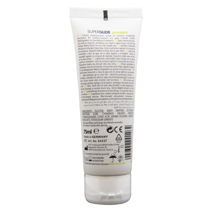 HOT - SUPERGLIDE LUBRIFIANT COMESTIBLE À BASE D'EAU ANANAS 75 ML HOT