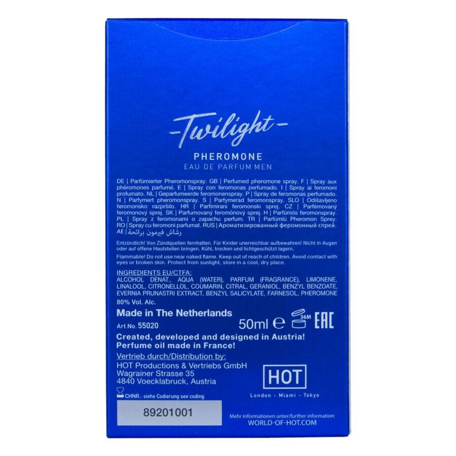 HOT - TWILIGHT PHEROMON PARFUM HOMME 50 ML HOT