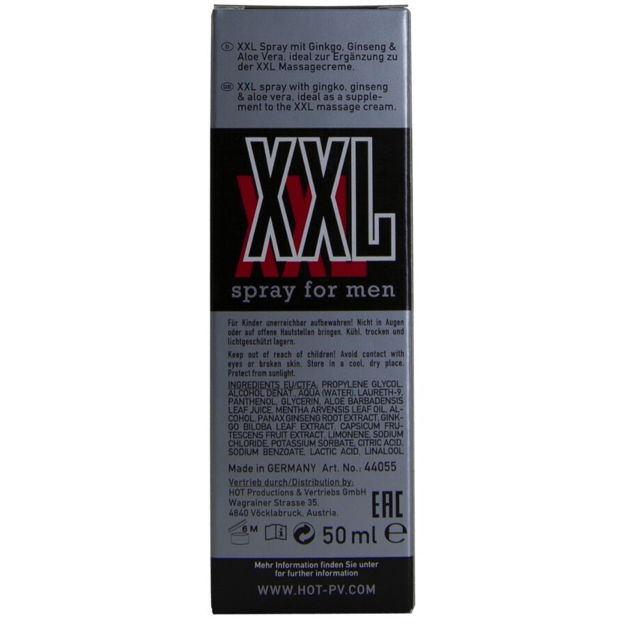 HOT - SPRAY XXL POUR HOMMES 50 ML HOT