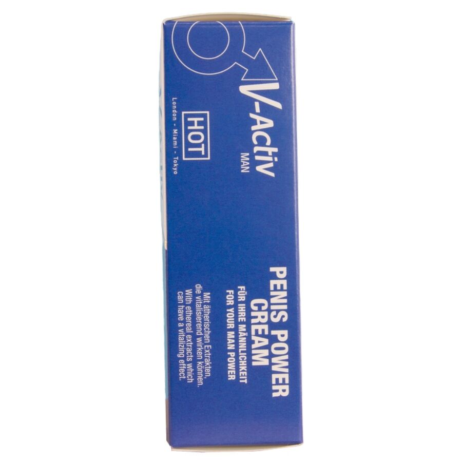 HOT - CRÈME STIMULANTE POUR LE PÉNIS V-ACTIV POUR HOMMES 50 ML HOT