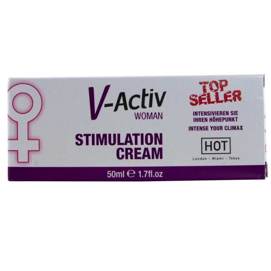 HOT - CRÈME STIMULANTE V-ACTIV POUR FEMMES 50 ML HOT