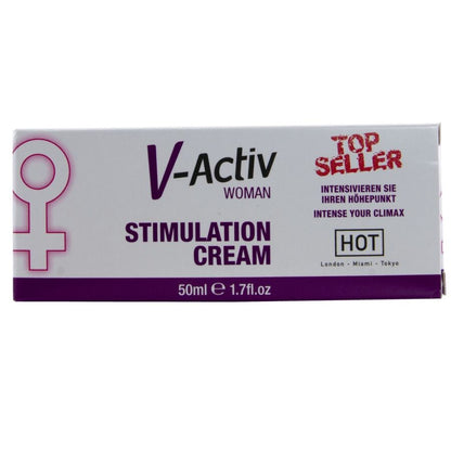 HOT - CRÈME STIMULANTE V-ACTIV POUR FEMMES 50 ML HOT