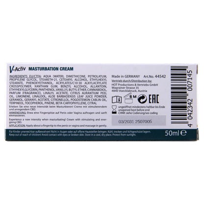 HOT - CRÈME DE MASTURBATION CHAUDE AU CBD UNISEXE 100 ML HOT