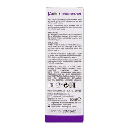 HOT - V-ACTIV SPRAY STIMULANT POUR FEMME 50 ML HOT