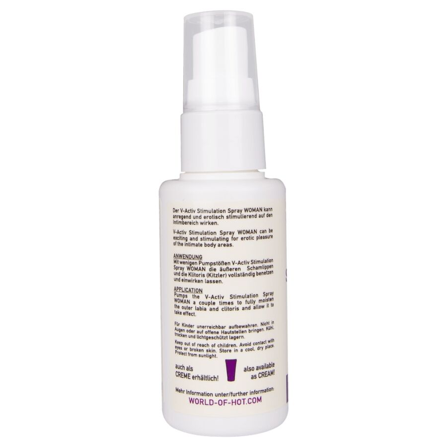 HOT - V-ACTIV SPRAY STIMULANT POUR FEMME 50 ML HOT