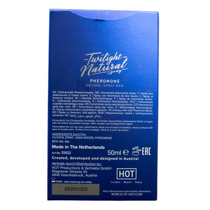HOT - TWILIGHT PHEROMONE SPRAY NATUREL POUR HOMMES 50 ML HOT