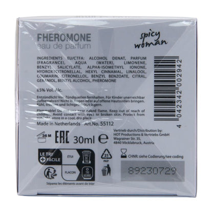 HOT - PARFUM AUX PHÉROMONES MIAMI SPICY WOMAN 30 ML HOT