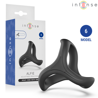 INTENSE - ALFIE ANNEAU PÉNIS TRIPLE RÉGLABLE MODÈLE 6 INTENSE COUPLES TOYS