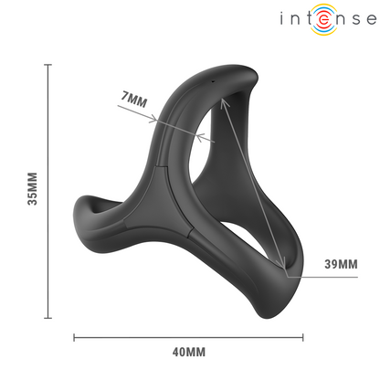 INTENSE - ALFIE ANNEAU PÉNIS TRIPLE RÉGLABLE MODÈLE 6 INTENSE COUPLES TOYS
