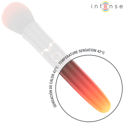 INTENSE - EMILIA BROSSE VIBRANTE CHAUFFANTE 16 CM INTENSE FUN TOYS