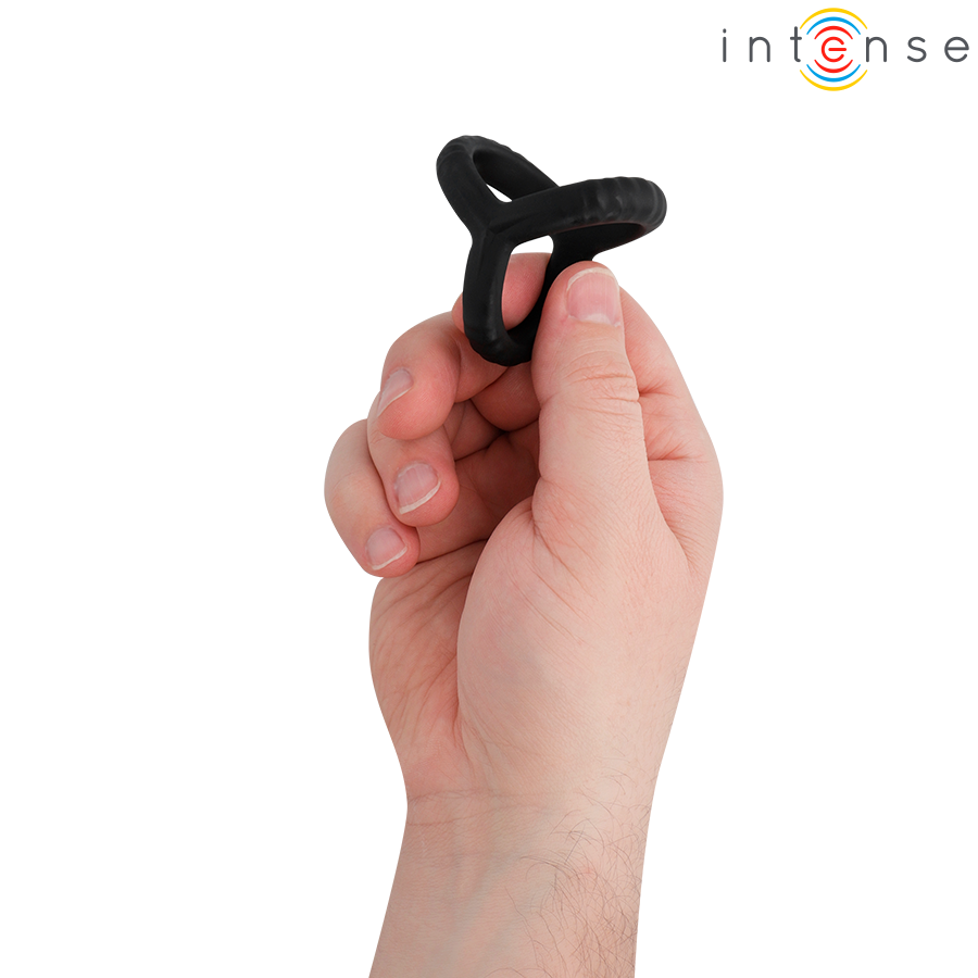 INTENSE - JOHN ANNEAU TRIPLE AJUSTABLE POUR LE PÉNIS MODÈLE 4 INTENSE COUPLES TOYS