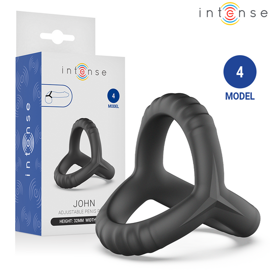 INTENSE - JOHN ANNEAU TRIPLE AJUSTABLE POUR LE PÉNIS MODÈLE 4 INTENSE COUPLES TOYS
