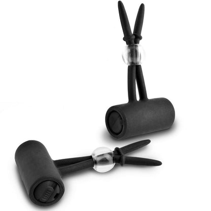 FETISH FANTASY ÉDITION LIMITÉE - SUÇON DE TÉTONS VIBRANT EN SILICONE PIPEDREAMS