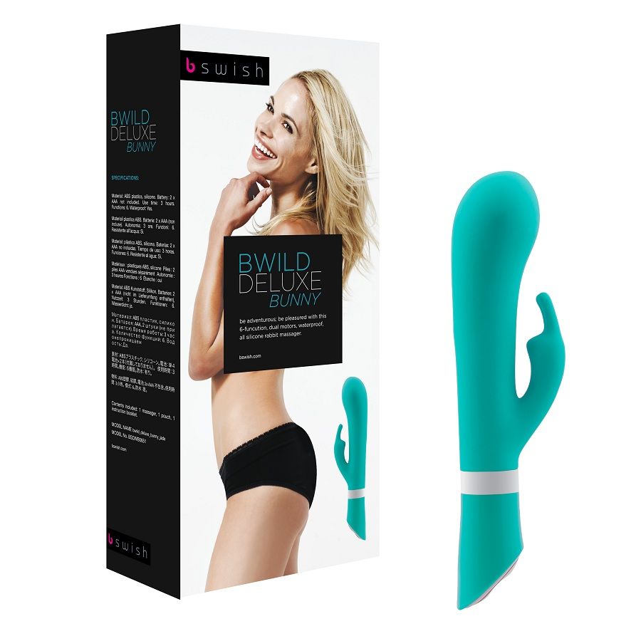 B SWISH - BWILD DELUXE BUNNY RABBIT VIBRATEUR JADE B SWISH