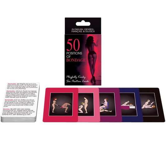 KHEPER GAMES - 50 POSITIONS DE CARTES BONDAGE KHEPER GAMES