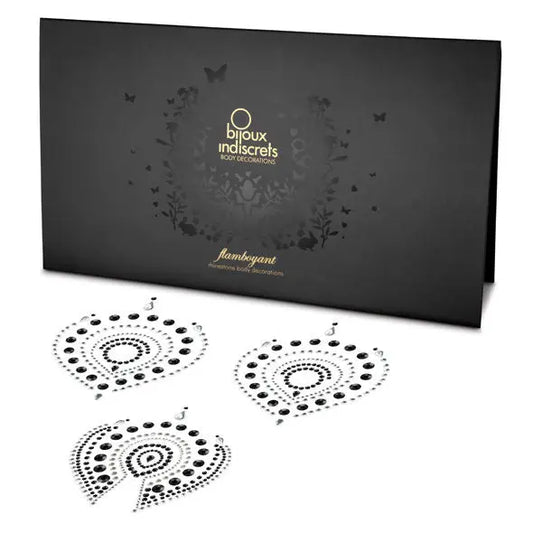 BIJOUX - INDISCRETS FLAMBOYANT NOIR & ARGENT BIJOUX DESIRE METALLIQUE