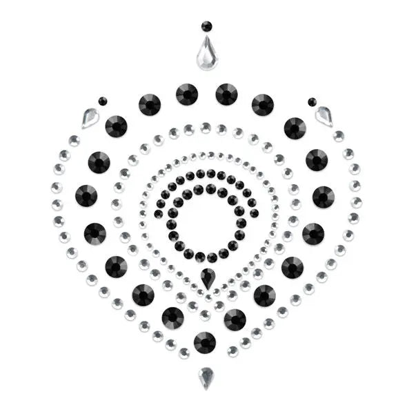 BIJOUX - INDISCRETS FLAMBOYANT NOIR & ARGENT BIJOUX DESIRE METALLIQUE