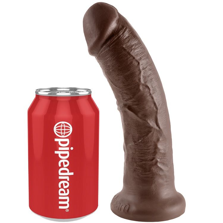 KING COCK - 8 GODE MARRON 20.3 CM KING COCK