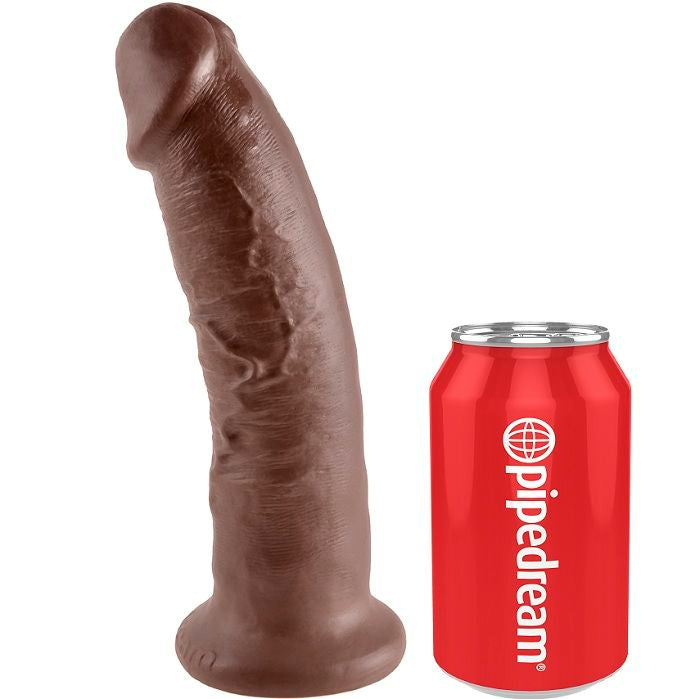 KING COCK - 9 GODE MARRON 22.9 CM KING COCK