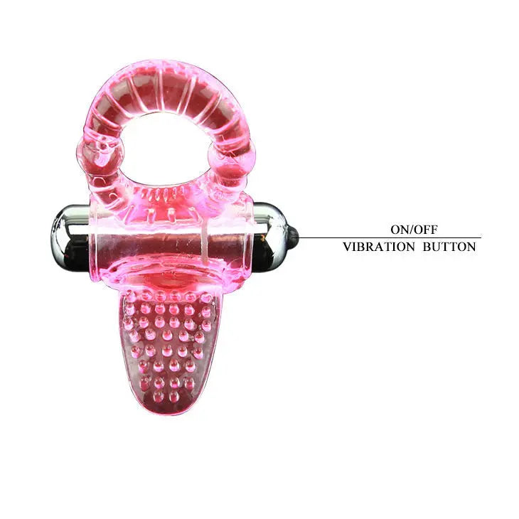 BAILE - ANNEAU PÉNIS VIBRATEUR ROSE SWEET ABS 10 RYTHMES BAILE FOR HIM