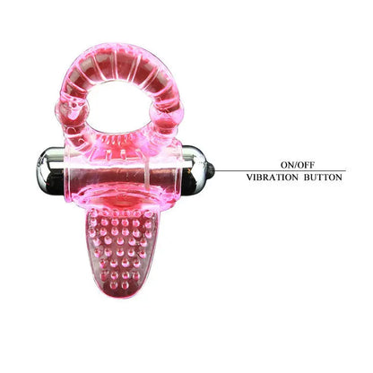BAILE - ANNEAU PÉNIS VIBRATEUR ROSE SWEET ABS 10 RYTHMES BAILE FOR HIM