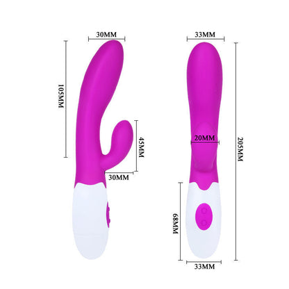 PRETTY LOVE - FLIRTATION VIBRATEUR ALVIS AVEC STIMULATEUR DE CLITORIS PRETTY LOVE FLIRTATION